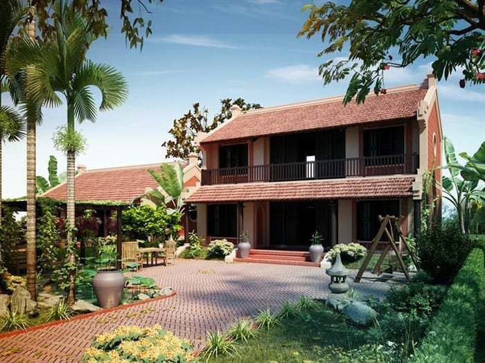 Mẫu thiết kế nhà 3 gian 2 tầng: từ truyền thống đến hiện đại Mau Nha 3 Gian 2 Tang Truyen Thong Dep 01