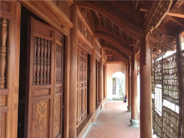 Chuyên thiết kế & thi công làm nhà gỗ mít 3 gian, 5 gian kẻ truyền Bắc Bộ đẹp + chất lượng Go Mit Lam Nha Co Tot Khong