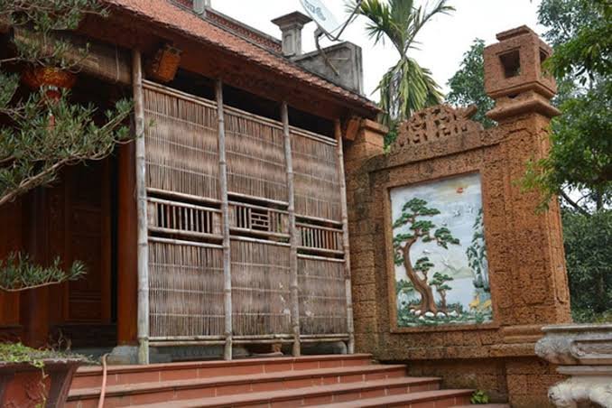 Chuyên thiết kế & thi công làm nhà gỗ lim 3 gian, 5 gian kẻ truyền Bắc Bộ đẹp + chất lượng Mau Nha Go Lim Da Ong