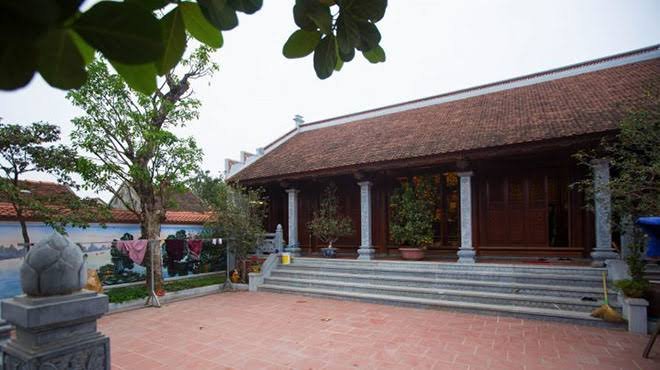 Chuyên thiết kế & thi công làm nhà gỗ lim 3 gian, 5 gian kẻ truyền Bắc Bộ đẹp + chất lượng Mau Nha Go Lim Dep 01