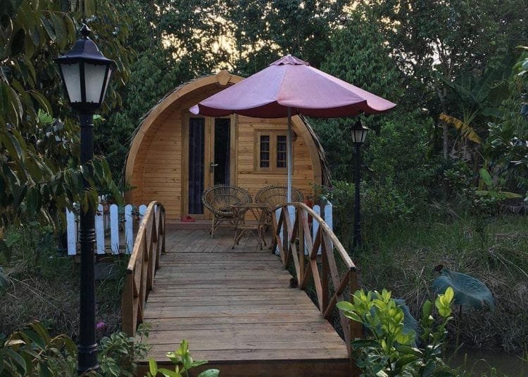 +11 Mẫu nhà gỗ mini nhỏ đẹp, thích hợp cho homestay, nghỉ dưỡng Mau Nha Go Mini Bungalow Dep 01