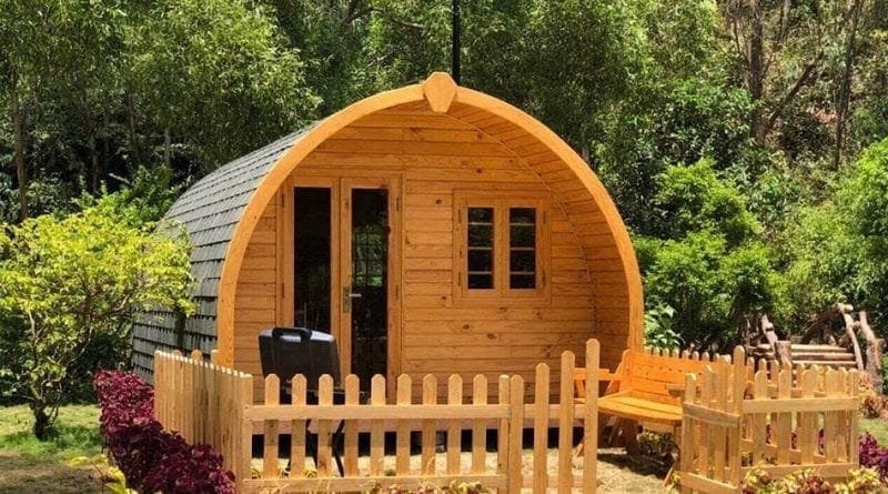 +11 Mẫu nhà gỗ mini nhỏ đẹp, thích hợp cho homestay, nghỉ dưỡng Mau Nha Go Mini Hinh Tru Dep 02