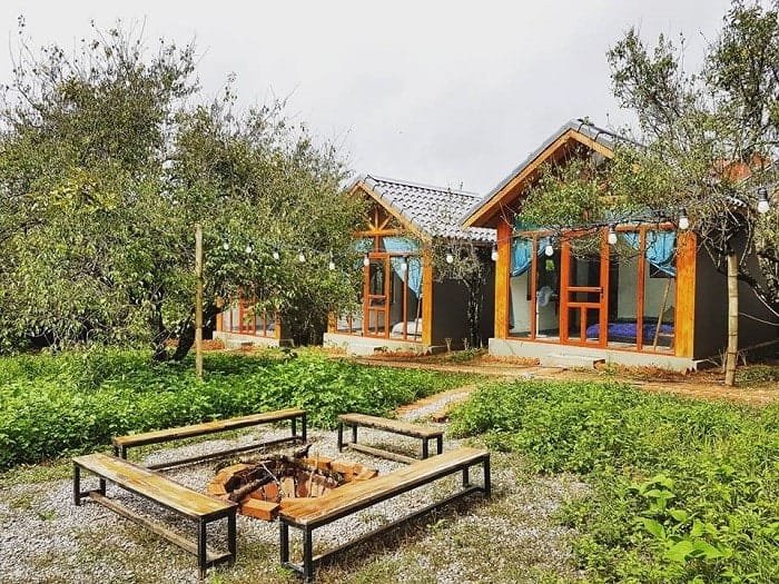 +11 Mẫu nhà gỗ mini nhỏ đẹp, thích hợp cho homestay, nghỉ dưỡng Mau Nha Go Mini Ket Hop Kinh Dep 02