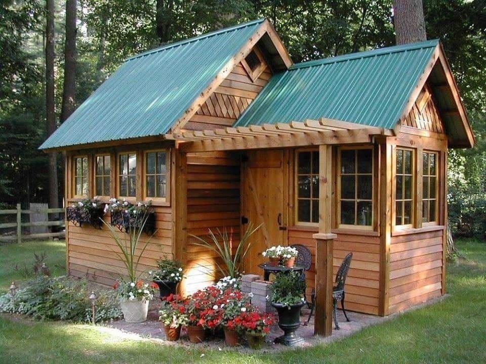 +11 Mẫu nhà gỗ mini nhỏ đẹp, thích hợp cho homestay, nghỉ dưỡng Mau Nha Go Mini Sinh Doi Dep 02