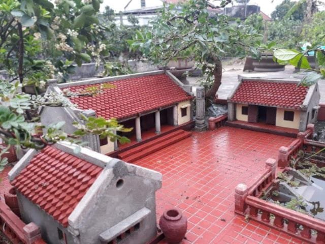 Hướng dẫn cách làm tiểu cảnh nhà cổ đẹp đậm chất Bắc Bộ Mau Tieu Canh Nha Co San Vuon
